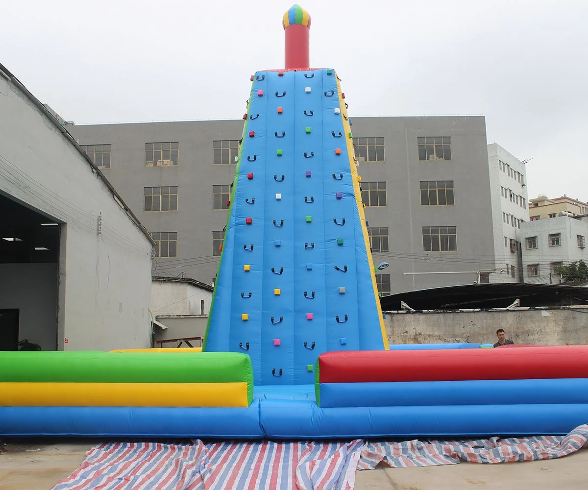 Uppblåsbar klättring för högt tornvägg High Tower Wall Inflatable Climbing